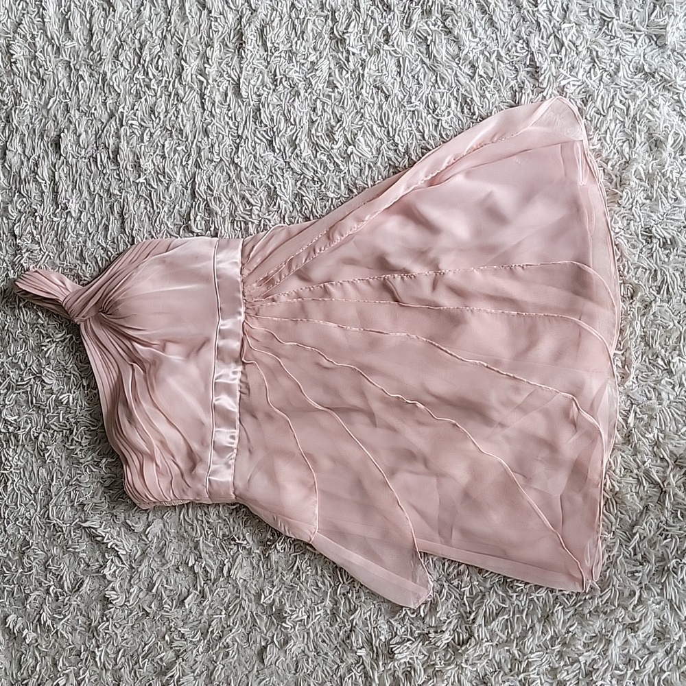 Adrianna Papell light pink dress